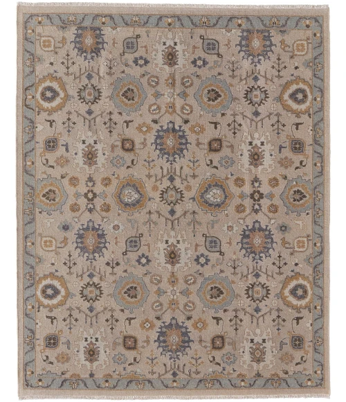 Feizy Corbitt Classic Oriental, Tan/Blue/Gold, 2' x 3' Accent Rug