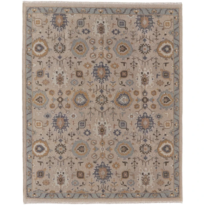 Feizy Corbitt Classic Oriental, Tan/Blue/Gold, 2'-6" x 8' Runner