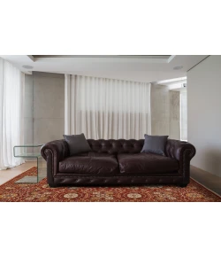 Feizy Amherst 0758F RED Area Rug 9 ft. 6 in. X 13 ft. 6 in. Rectangle