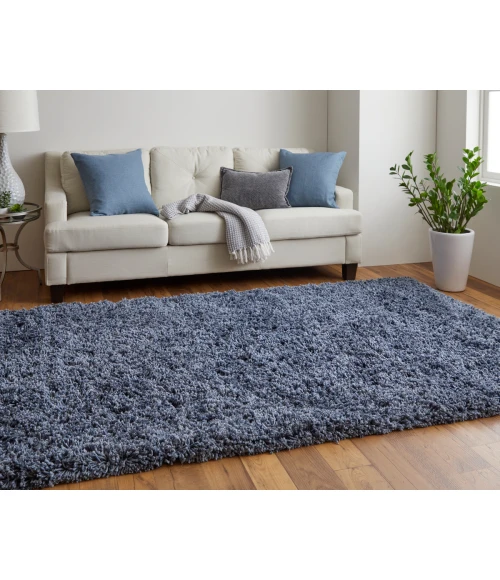 Feizy Stoneleigh Luxury & Glam Solid, Blue, 9' x 12' Area Rug