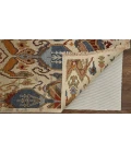Feizy Leylan Bohemian & Eclectic Ikat, Tan/Ivory/Orange, 2'-6" x 12' Runner