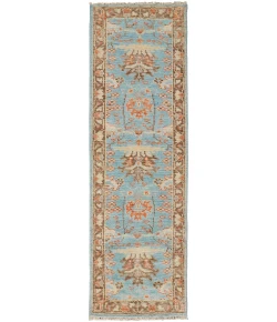 Feizy Beall 6710F BLUE/BROWN Area Rug 2 ft. 6 in. X 8 ft. Runner