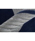 Feizy Nash Luxury & Glam Geometric, Blue/Silver, 9' x 12' Area Rug