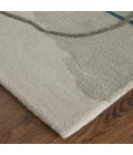 Feizy Anya Industrial Abstract, Blue/Gray/Ivory, 12' x 15' Area Rug