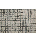 Feizy Maddox Modern Tufted Architectural Rug, Light Taupe/Graphite Gray, 5ft x 8ft