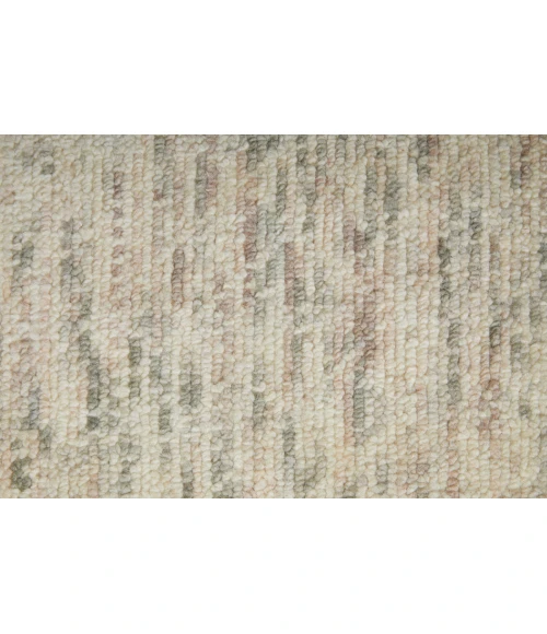 Feizy Branson Casual Solid, Ivory/Pink/Gray, 2' x 3' Accent Rug
