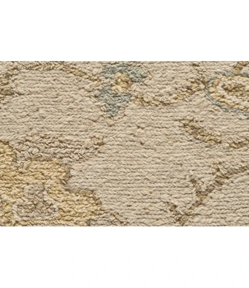 Feizy Amherst Ivory/Yellow/Blue 7390759F 7ft.9in. x 9ft.9in. Rect. Rug