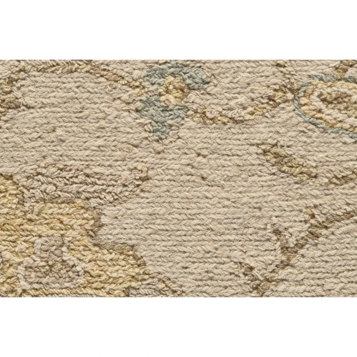Feizy Amherst Ivory/Yellow/Blue 7390759F 7ft.9in. x 9ft.9in. Rect. Rug