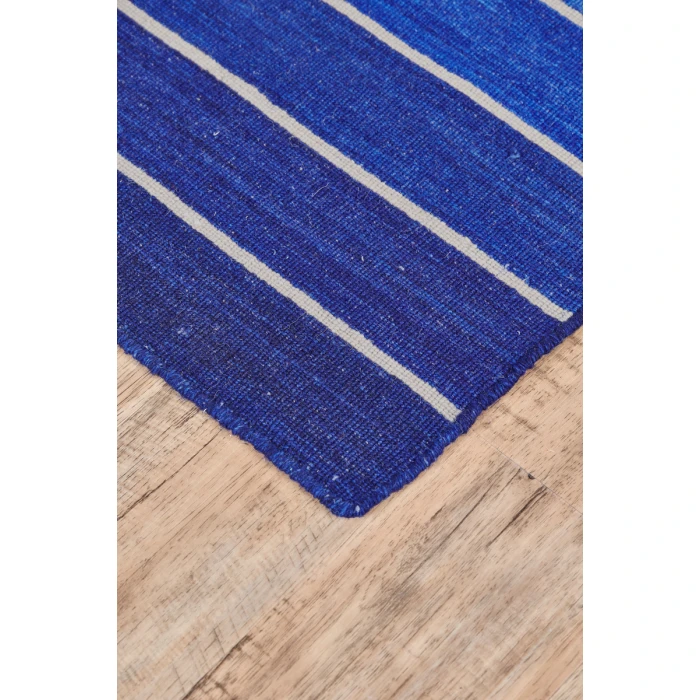 Feizy Santino Casual Stripes, Blue, 8' x 11' Area Rug