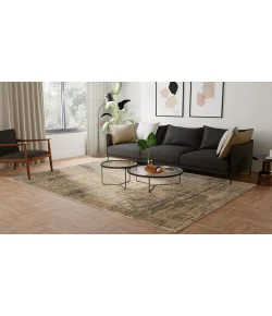 Feizy Jaxson Ivory/Tan/Gray JXN39PZF 8ft. x 10ft. Rect. Rug