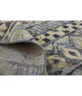 Feizy Palomar Luxe Hand-Knot Abstract Accent Rug, Gray/Denim Blue, 2ft x 3ft