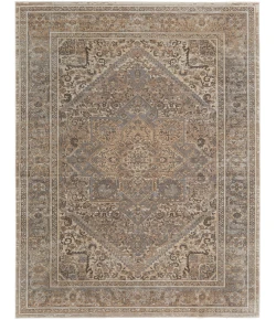 Feizy Celene 39KXF BEIGE/GRAY Area Rug 7 ft. 9 in. X 7 ft. 9 in. Round