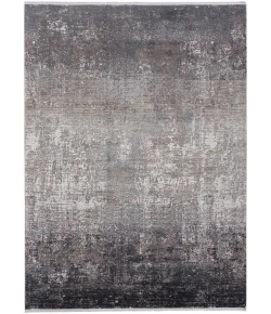 Feizy Cadiz 39FWF CHARCOAL/BLACK Area Rug 4 ft. 10 in. X 7 ft. 10 in. Rectangle