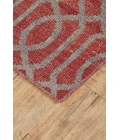 Feizy Prentiss Classic Geometric, Red/Gray, 8' x 10' Area Rug