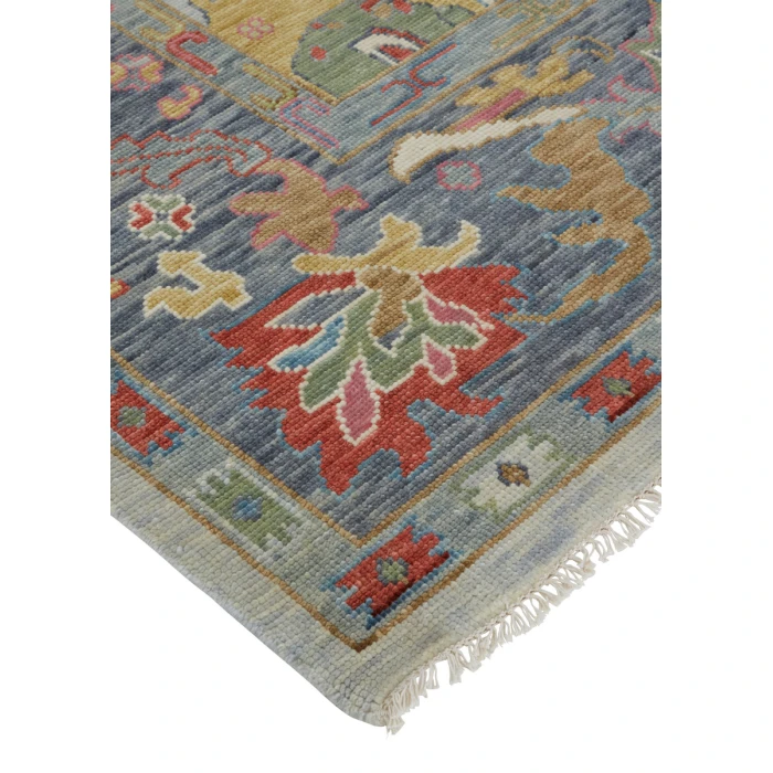 Feizy Karina Persian, Blue/Gray/Gold, 2'-6" x 8' Runner