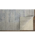 Feizy Elias Casual Abstract, Gray/Blue, 2'-9" x 8' Runner