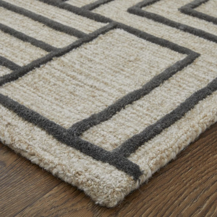 Feizy Gansett Tan/Brown T25T8011 8ft. x 10ft. Rect. Rug