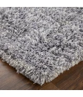 Feizy Stoneleigh Luxury & Glam Solid, Gray/Silver, 9' x 12' Area Rug