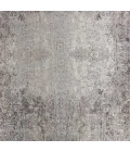 Feizy Sarrant Bohemian & Eclectic Medallion, Gray/Ivory/Tan, 9'-6" x 12'-7" Area Rug