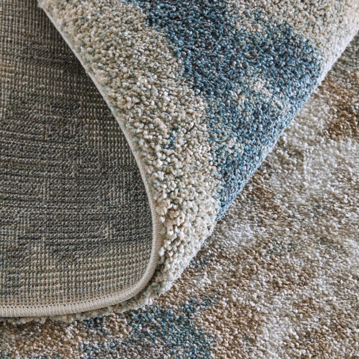 Feizy Richmond Gray/White/Blue RCH39R6F 2ft.6in. x 7ft.3in. Rect. Rug