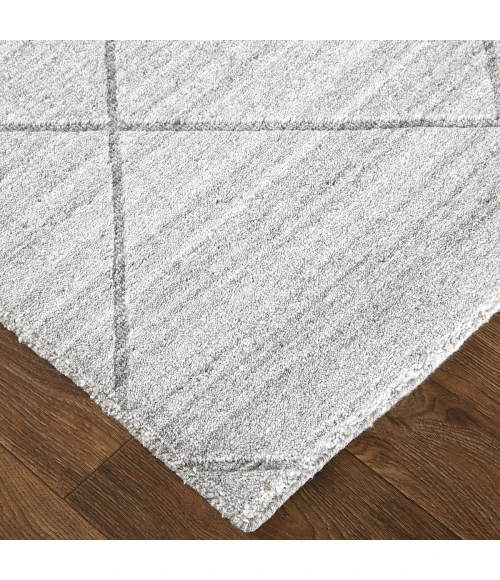 Feizy Redford Minimal Viscose Rug, Beige/Gray, 12' x 15' Area Rug