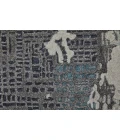 Feizy Zarah Bohemian & Eclectic Abstract, Ivory/Gray/Blue, 10' x 14' Area Rug