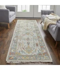 Feizy Karina Persian, Blue/Gray/Gold, 2'-6" x 8' Runner