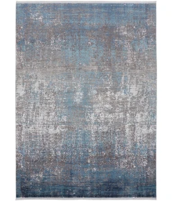 Feizy Cadiz 39FWF BLUE/GRAY Area Rug 4 ft. 10 in. X 7 ft. 10 in. Rectangle