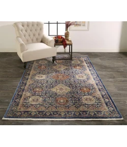 Feizy Torina 3878F NAVY/MULTI Area Rug 9 ft. 6 in. X 12 ft. 7 in. Rectangle