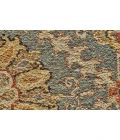 Feizy Amherst Classic Bordered, Blue/Gold/Red, 9'-6" x 13'-6" Area Rug