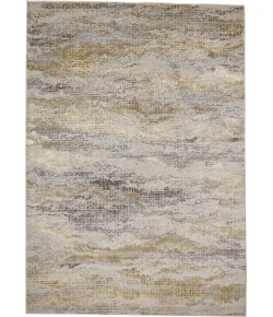 Feizy Aura 3735F GOLD/GRAY Area Rug 12 ft. X 15 ft. Rectangle