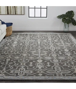 Feizy Fallon 8839F CHARCOAL Area Rug 2 ft. X 3 ft. Rectangle