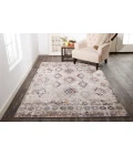 Feizy Armant Bohemian & Eclectic Moroccan, Gray/Taupe/Blue, 9'-5" x 12'-5" Area Rug