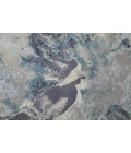 Feizy Astra Industrial Abstract, Blue/Gray/Ivory, 1'-8" x 2'-10" Area Rug