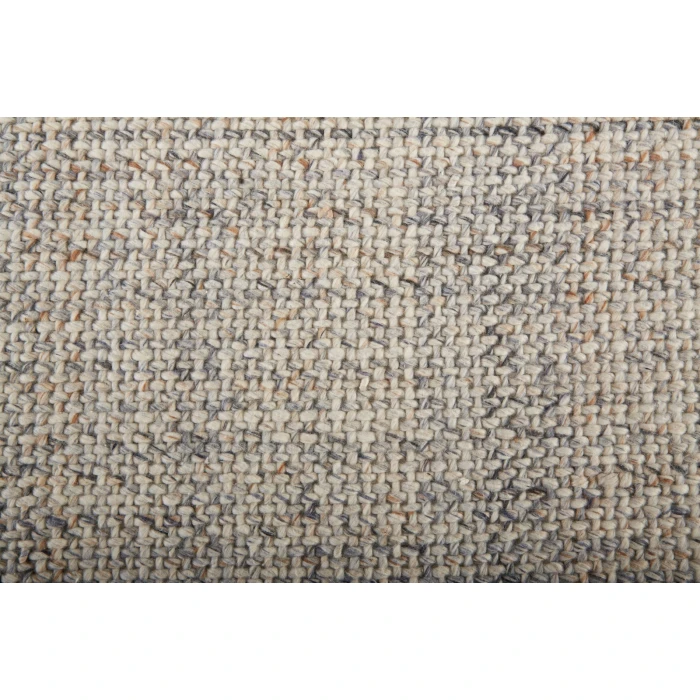 Feizy Naples Space Dyed In/Outdoor Flatweave, Warm Gray/Tan, 8ft x 10ft Area Rug