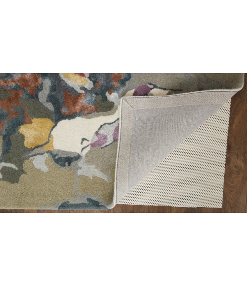 Feizy Dafney Casual Floral & Botanical, Purple/Pink/Green, 8' x 10' Area Rug