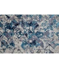 Feizy Indio Bohemian & Eclectic Diamond, Blue/Ivory/Gray, 2'-10" x 7'-10" Runner