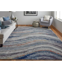 Feizy Edgemont 39INF MULTI/GRAY Area Rug 6 ft. 7 in. X 9 ft. 6 in. Rectangle