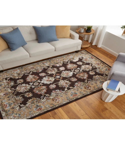 Feizy Prescott BROWN/BEIGE PCT8938F 8 ft. X 10 ft. Rectangle Rug