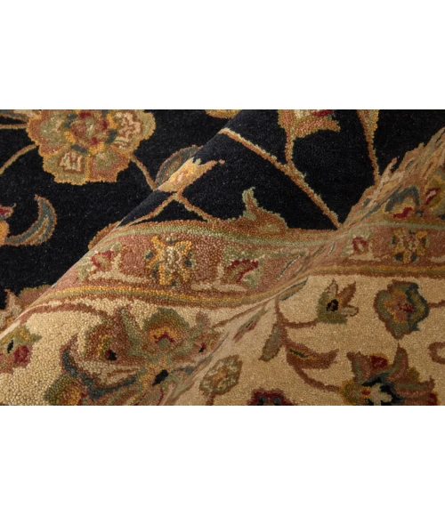 Feizy Wagner Classic Oriental, Black/Gold/Tan, 5' x 8' Area Rug