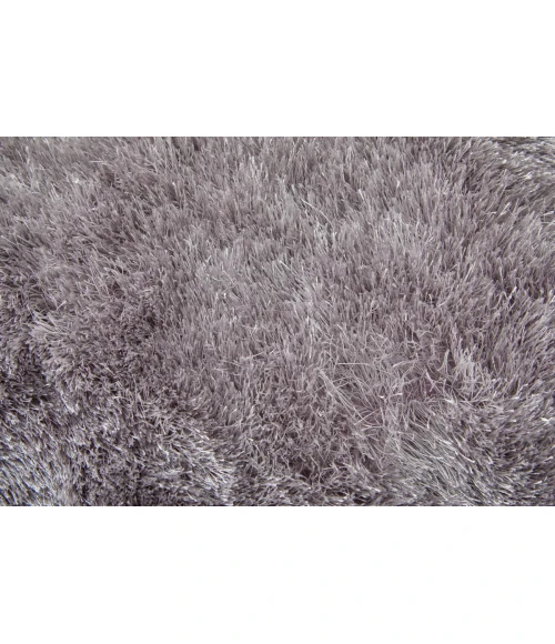 Feizy Indochine Luxury & Glam Solid, Purple, 8' x 8' Round Rug