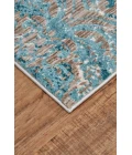 Feizy Keats Blue/Taupe/Ivory 6523475F 8ft.9in. x 8ft.9in. Round Rug