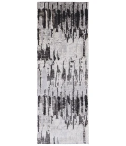 Feizy Vancouver 39FIF GRAY/CHARCOAL Area Rug 2 ft. 10 in. X 7 ft. 10 in. Rectangle