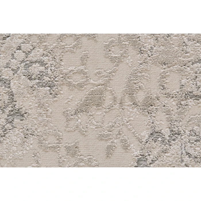 Feizy Prasad Vintage Distressed, Ivory/Gray/Black, 8' x 11' Area Rug