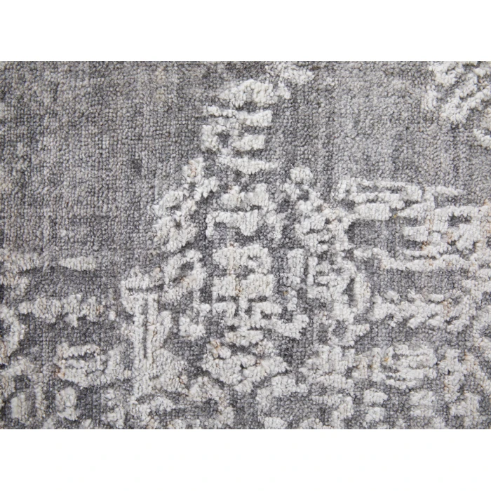 Feizy Eastfield Casual Abstract, Gray, 8' x 8' Round Rug