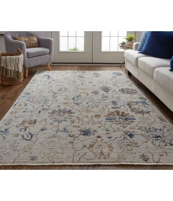 Feizy Kaia 39GPF IVORY/MULTI Area Rug 3 ft. X 5 ft. Rectangle