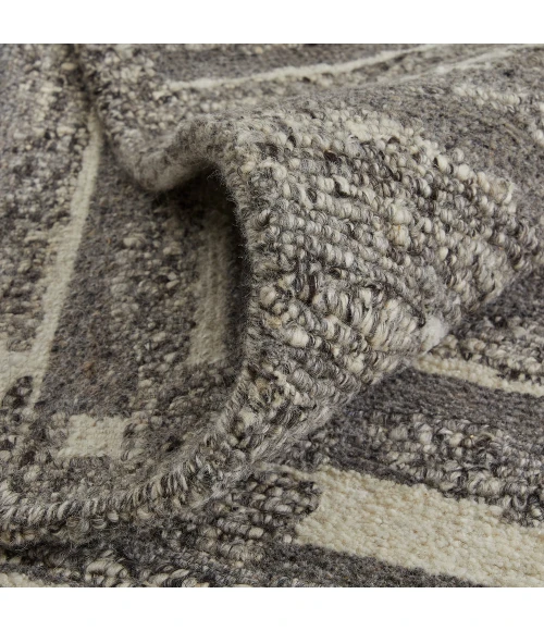 Feizy Navaro Scandinavian Abstract, Gray/Taupe/Ivory, 2' x 3' Area Rug