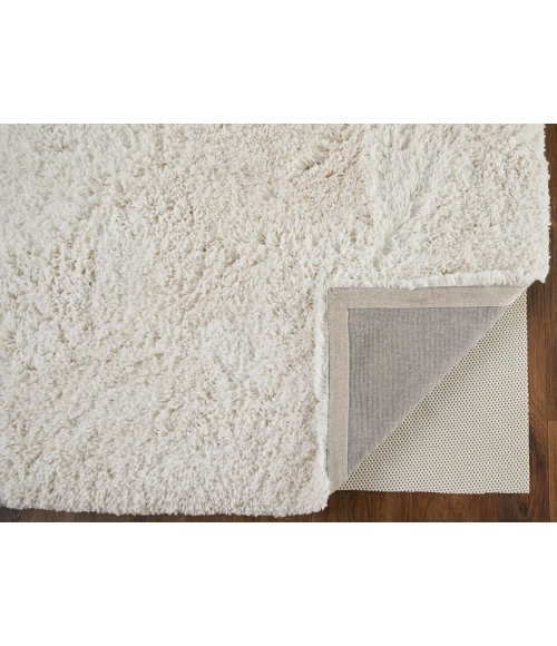 Feizy Stoneleigh Luxury & Glam Solid, Ivory/White, 10' x 14' Area Rug
