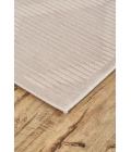 Feizy Prasad Global Geometric, Ivory/Tan, 8' x 11' Area Rug