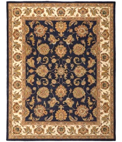 Feizy Wagner 8944F NAVY/BEIGE Area Rug 5 ft. X 8 ft. Rectangle